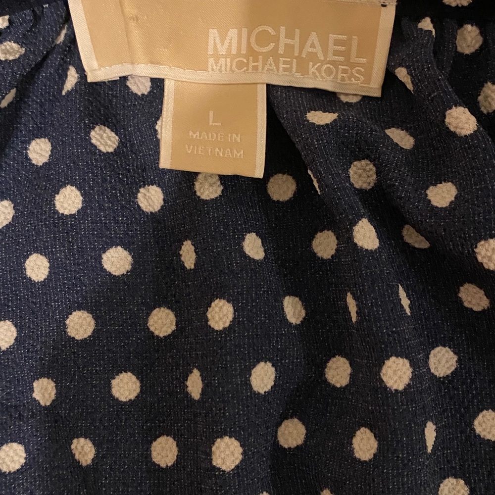 Michael Kors polka  dot print crêpe blouse - Picture 11 of 12